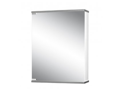 Jokey ENTROBEL 50 x 65 x 14 cm zrcadlová skříňka bílá/hliník