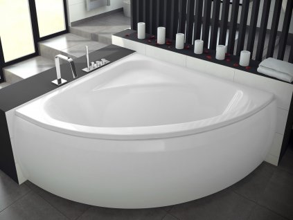 Hopa LUKSJA 150 x 150 cm VANLUK150+OLVPINOZSTELWD vana včetně nožiček