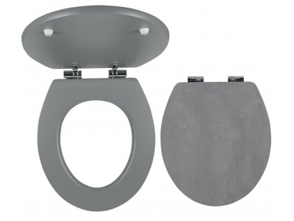 Novaservis WC/SOFTSTONE2 WC sedátko MDF s potiskem panty kov-chrom