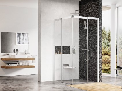 Ravak Matrix MSRV4-100/100 1WVAA100Z1 bílá transparent 100 x 100 cm