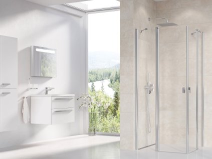 Ravak Chrome CRV2-90 1QV70C00Z1 sprchové dveře 90 cm