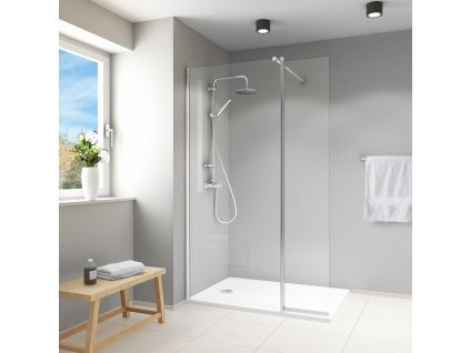 Roth Project Walk-in zástěna 140 cm brillant transparent  EI TWF/1400_EI TWA