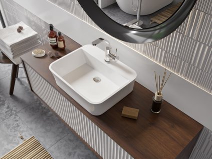 14059 umyvadlo na desku assos s line blackwhite