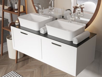 Besco ASSOS S-LINE umyvadlo 52 x 41 cm na desku bílé KEASSLINDW