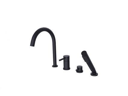 13271 4 otvorova vanova baterie illusion cerna s prislusenstvim