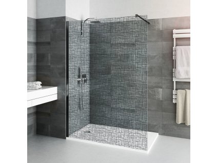 Roth Calida Walk In Line zástěna 120 cm CI TWF 120 cm20 NIF - černý elox