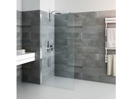 Roth Cariba Walk In Line zástěna 80 cm brillant sklo čiré CI TWF 08020 VPF