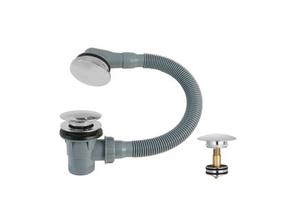 Mereo vanový automat clic-clac pryž chrom PR6011C