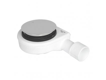 Mereo sifon pro sprchovou vaničku pr. 90 mm stav. výška 65 mm plast chrom PR6040SN