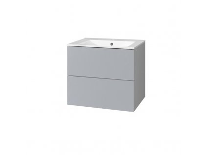 Mereo Aira koupelnová skříňka s keramickym umyvadlem 61 cm šedá CN730