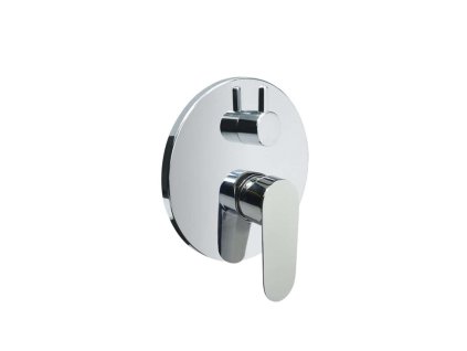 Mereo Mada sprchová podomítková baterie s přepínačem Mbox kulatý kryt mosaz chrom CBQ60106MA