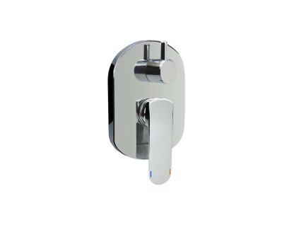 Mereo Mada sprchová podomítková baterie s přepínačem Mbox oválný kryt mosaz chrom CBQ60106MB