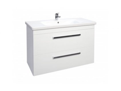 Krajcar KB Balance koupelnová skříňka s umyvadlem 80 x 65 x 45.5 cm bílá KB100