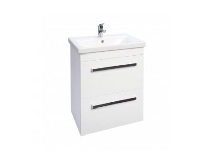 Krajcar KB Balance koupelnová skříňka s umyvadlem 55 x 65 x 45.5 cm bílá KB55
