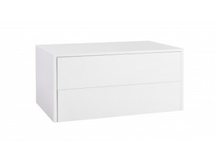 Krajcar PKR Row koupelnová skříňka 100 x 46 x 50 cm s výřezem bílá PKR100