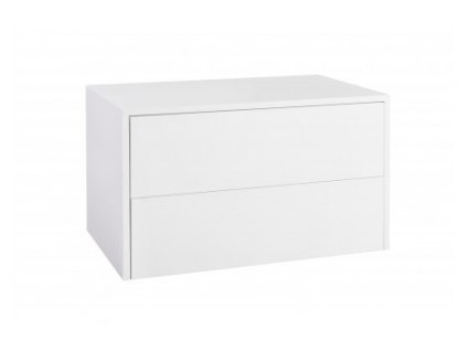 Krajcar PKR Row koupelnová skříňka 80 x 46 x 50 cm s výřezem bílá PKR80