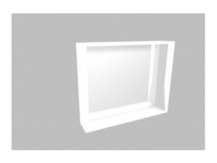 Krajcar ZRS zrcadlo s LED osvětlením 90 x 65 x 15,5 cm bez vypínače bílá ZRS1.90