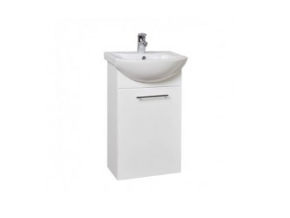 Krajcar KZ Zenon koupelnová skříňka s umyvadlem 45,5 x 75 x 40 cm otevírání levé bílá KZ45