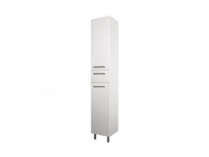 Krajcar K PRO S Thin koupelnová skříňka vysoká 33 x 191 x 33 cm otevírání pravé bílá S04.33NK