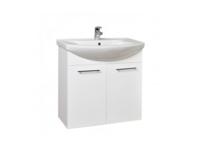 Krajcar KZ Zenon koupelnová skříňka s umyvadlem 75 x 75 x 48,5 cm bílá KZ75