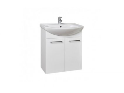Krajcar KZ Zenon koupelnová skříňka s umyvadlem 55 x 75 x 43 cm bílá KZ55