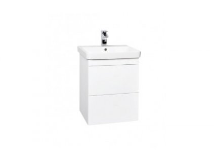 Krajcar PLX Push koupelnová skříňka s umyvadlem 50 x 65 x 46 cm bílá PLX50