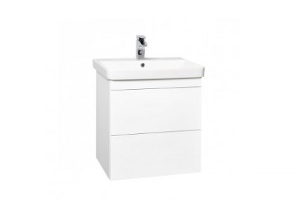 Krajcar PLX Push koupelnová skříňka s umyvadlem 60 x 65 x 46 cm bílá PLX60