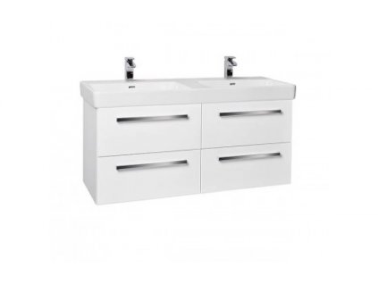 Krajcar KPS K Pro S koupelnová skříňka s umyvadlem 130 x 65 x 46 cm bílá KPS130