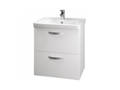 Krajcar KCP Cubito Praktik koupelnová skříňka s umyvadlem 65 x 65 x 48,5 cm bílá 2KCP65