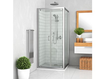 Roth Lega obdélníkový sprchový kout 100 x 80 x 190 cm brillant intimglass LLDO2/1000_LLB/800_br_ig