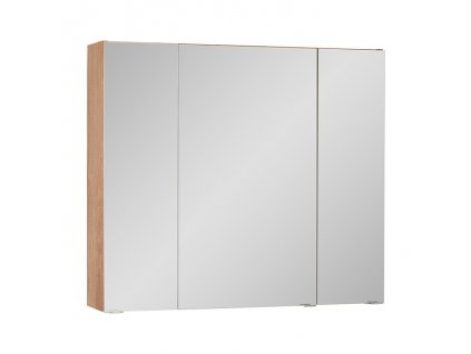 A-Interiéry Amanda C 80 ZS zrcadlová skříňka závěsná bez osvětlení dub country