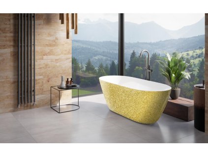 19170 volne stojici vana moya glam zlata