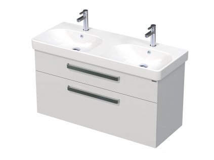 Intedoor Sonata koupelnová skříňka 120 x 68 x 48 cm s dvojumyvadlem bílá SONATA 120