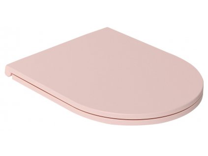Isvea Infinity WC sedátko SLIM odnímatelné Soft Close růžová 40KF0541I-S
