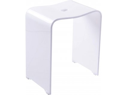 Ridder stolička do koupelny bílá 40 x 27,5 x 48 cm A211101
