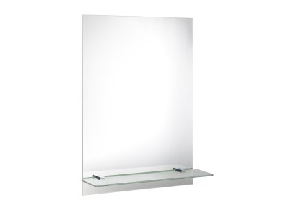 Aqualine zrcadlo 50 x 7 cm s otvory pro polici 22429