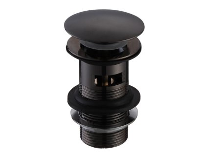 22154 vypust click clack pro umyvadla s prepadem black