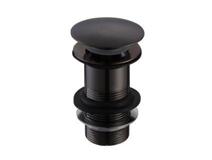 22153 vypust click clack pro umyvadla bez prepadu black