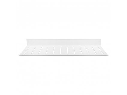 Olsen Spa koupelnová polička na nalepení 49,5 x 12 x 4,6 cm kov bílá barva KD02081801