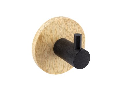 Olsen Spa držák ručníků na nalepení ocel bambus černá barva KD02091763