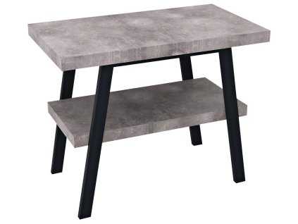 Sapho TWIGA umyvadlový stolek 90 x 72 x 50 cm černá mat/cement VC442-90-7