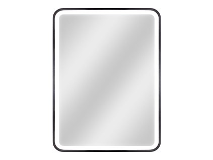 23184 zrcadlo s led osvetlenim borken black