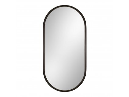 Olsen Spa Lebus Black koupelnové zrcadlo 500 x 1000 mm bez osvětlení barva černá OLNZLEB5010B