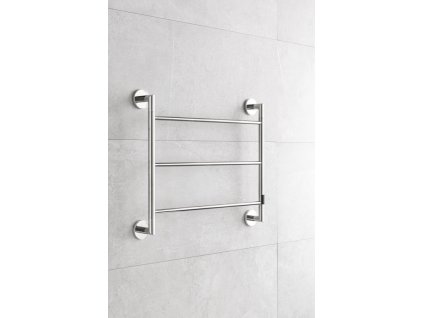 PMH Britta elektrický sušák 859 x 712 mm černá lesk BR1B-L