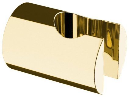 Sapho nástěnný držák ruční sprchy kulatý pevný zlatá SD717