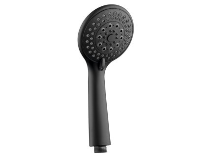 Aqualine sprchová růžice ruční sprcha 3 funkce 100 mm černá SC106