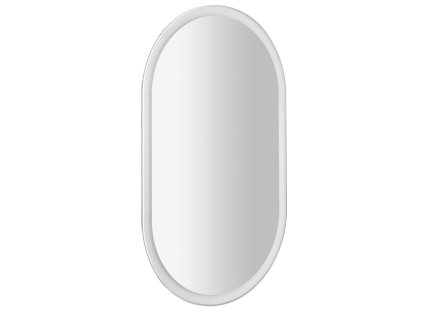 Sapho Parga 60 x 100 cm oválné zrcadlo s LED osvětlením bílá PG600