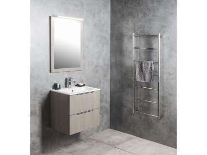Sapho Cirasa 60 koupelnový set dub stříbrný šedá KSET-052