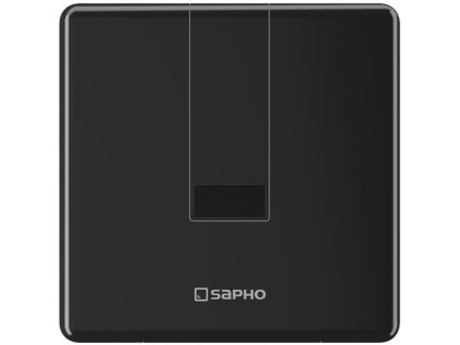 Sapho podomítkový automatický splachovač pro urinal 6V4xAA černá PS006B