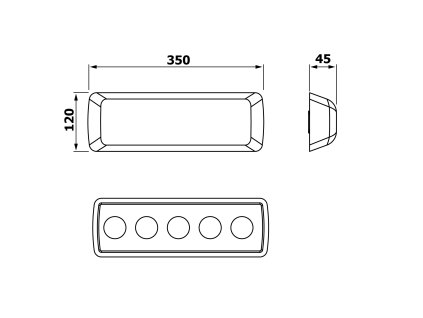Polysan Manar podhlavník do vany antracit 250503